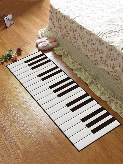 musical piano floor mat